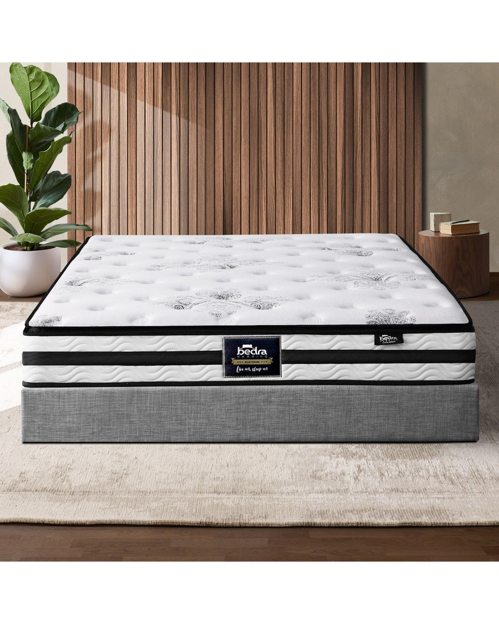 Bedra Mattresses Mattress Breathable Luxury Bed Bonnell Spring Foam Medium Firm 22cm