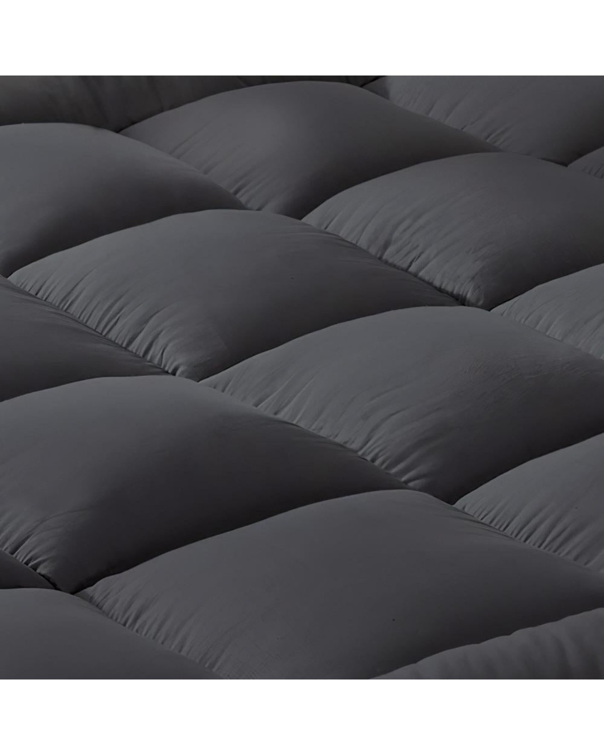 Bedra Mattress Topper Mattress Topper Pillow Top Mattress Topper 1000GSM Microfiber Mattress Protector Cover