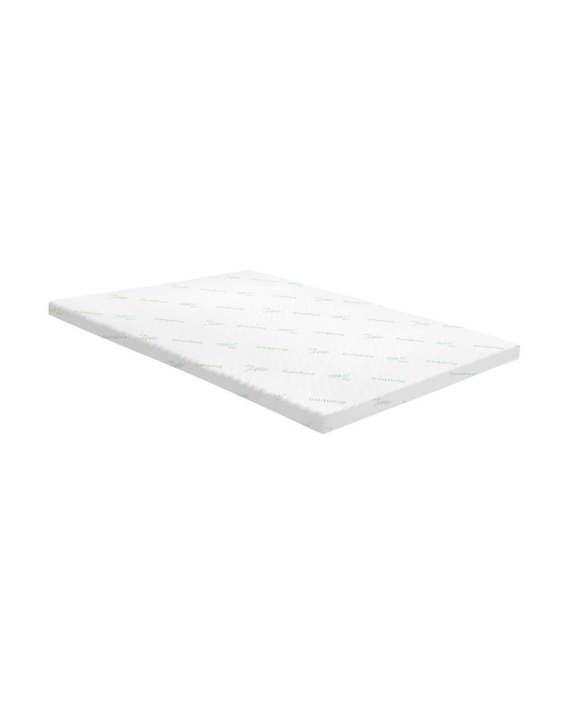 Bedra Mattress Topper Memory Foam Mattress Topper Cool Gel Bed Bamboo Cover 7-Zone 8CM