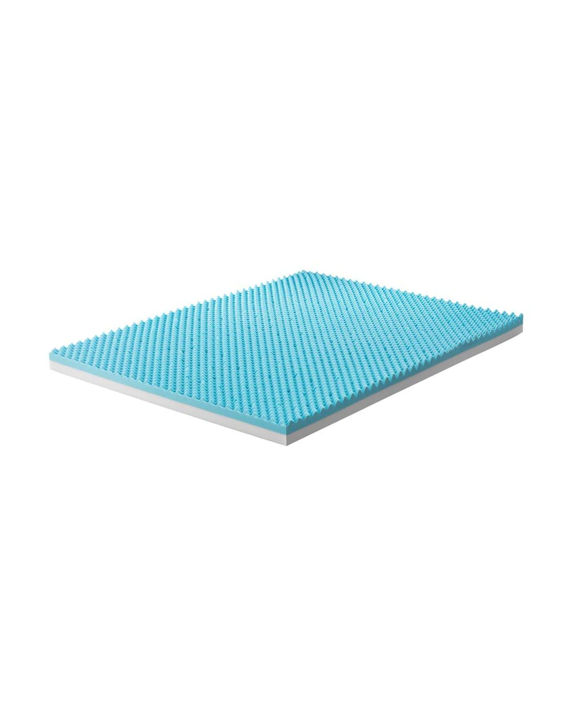 Bedra Mattress Topper Memory Foam Mattress Topper Reversible Cool Gel 10cm