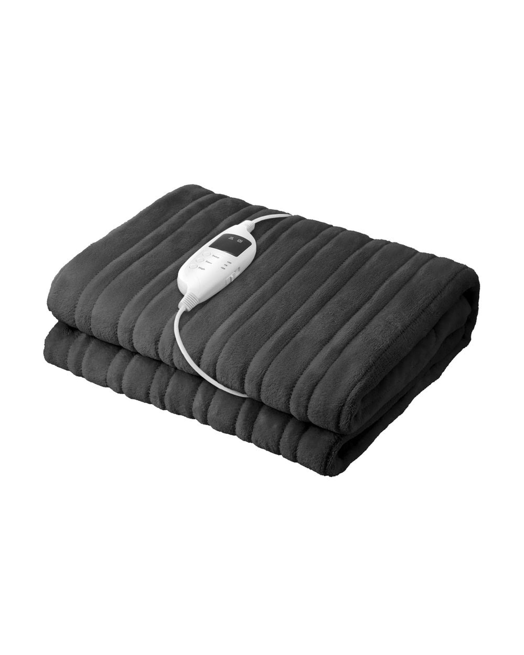 Bedra Electric Blanket Washable Electric Heated Throw Rug Flannel Coral