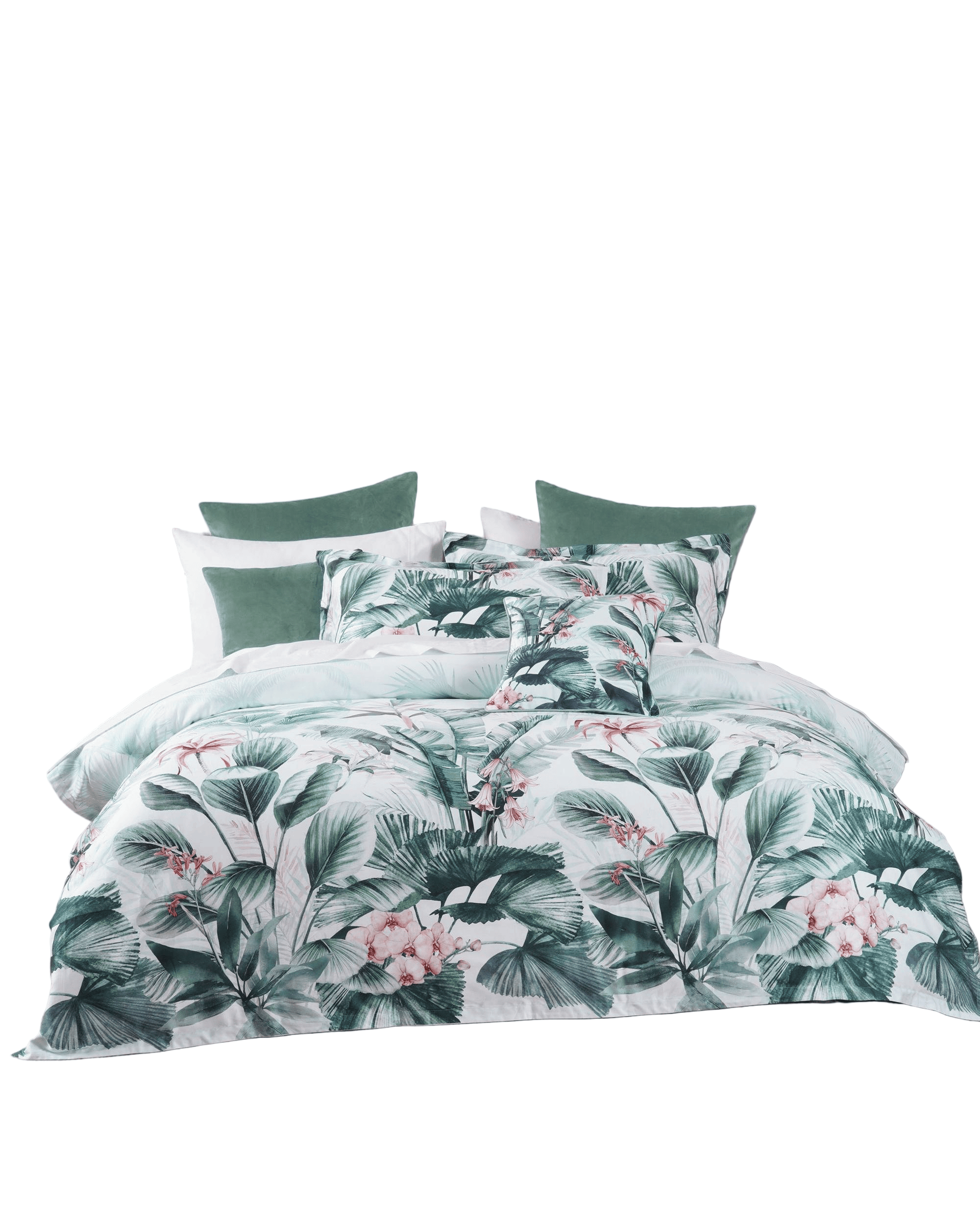 Bianca Bedding Quilt Cover Bianca Bedding ABBEY Green Quilt Cover Set