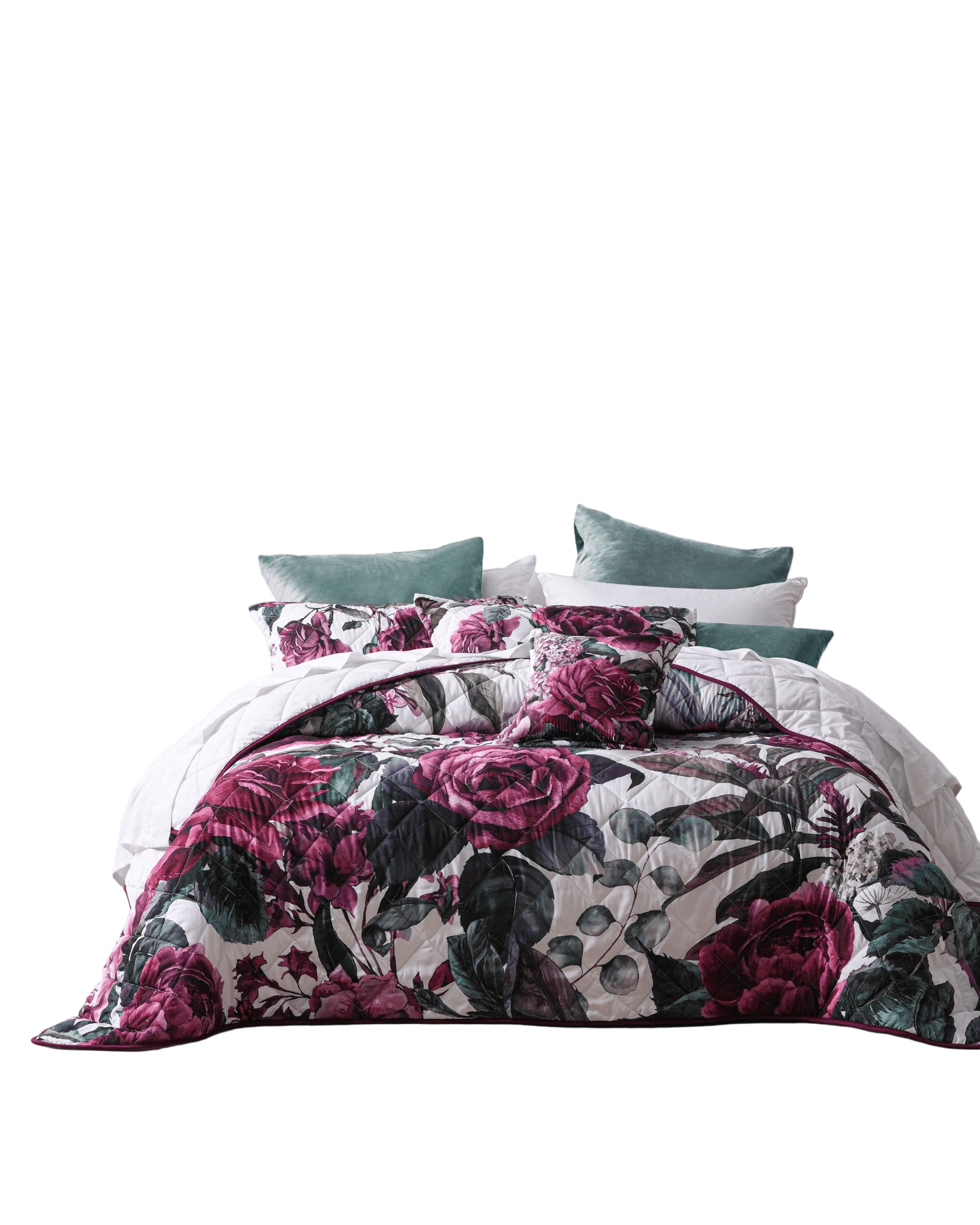 Bianca Bedding Coverlet Bianca Bedding ABIGAIL Berry Polyester Bedspread Set