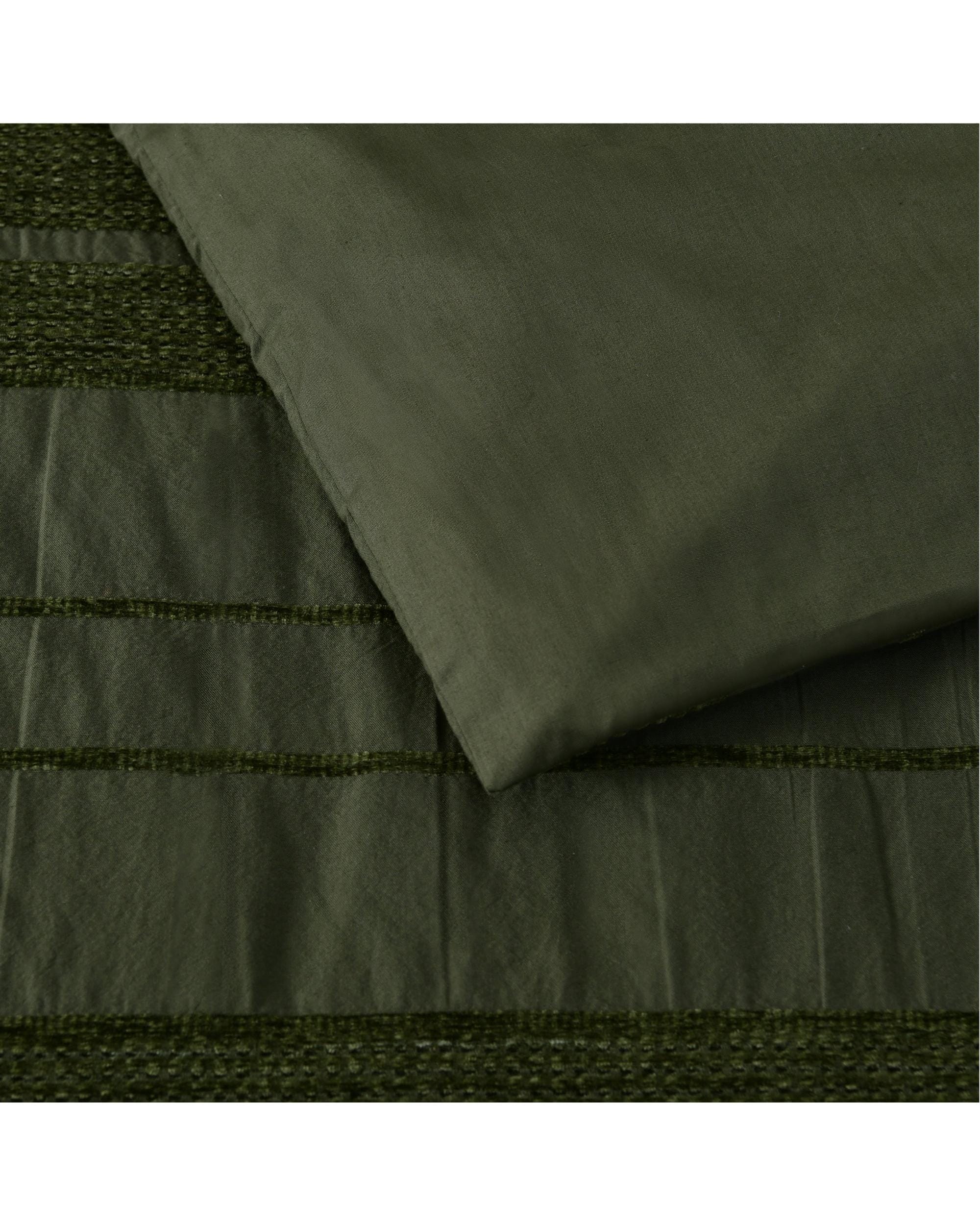 Bianca Bedding Quilt Cover Bianca Bedding AVERY Forest Green Quilt Cover Set