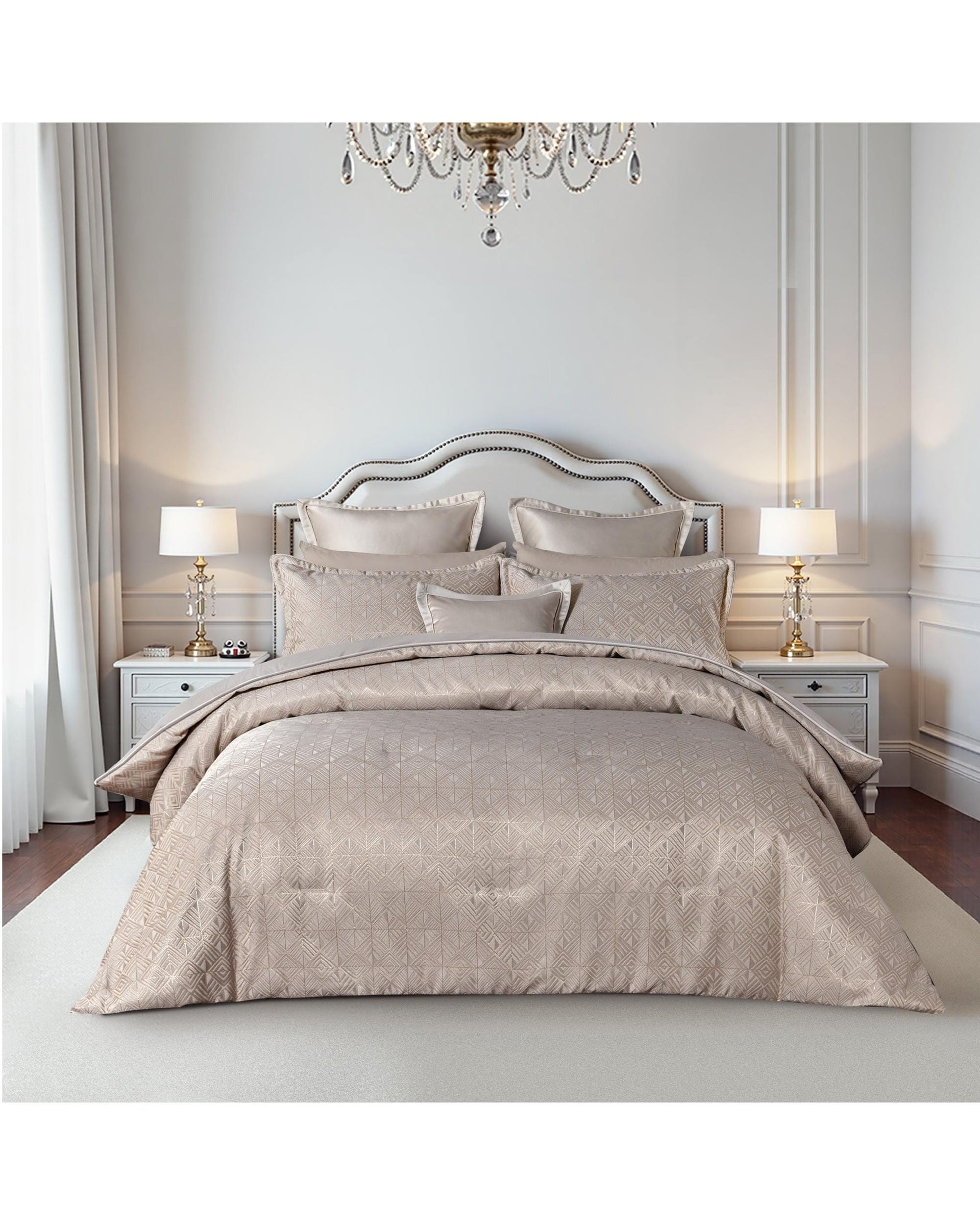Bianca Bedding Comforter Bianca Bedding BELLAGIO  Gold 6-Piece Comforter Set