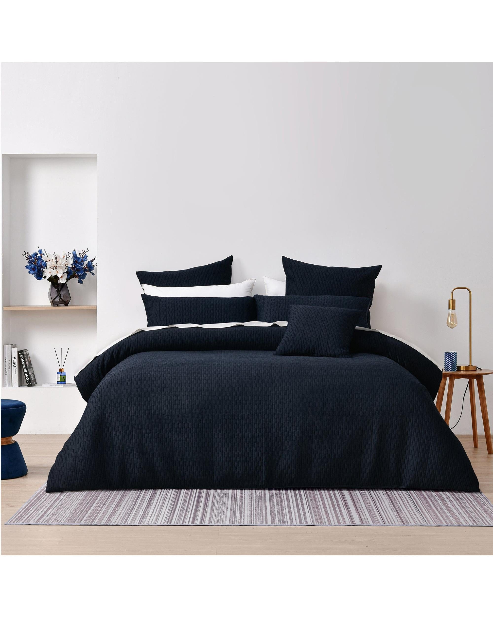 Bianca Bedding Quilt Cover Bianca Bedding Burleigh Ink Quilt Cover Set