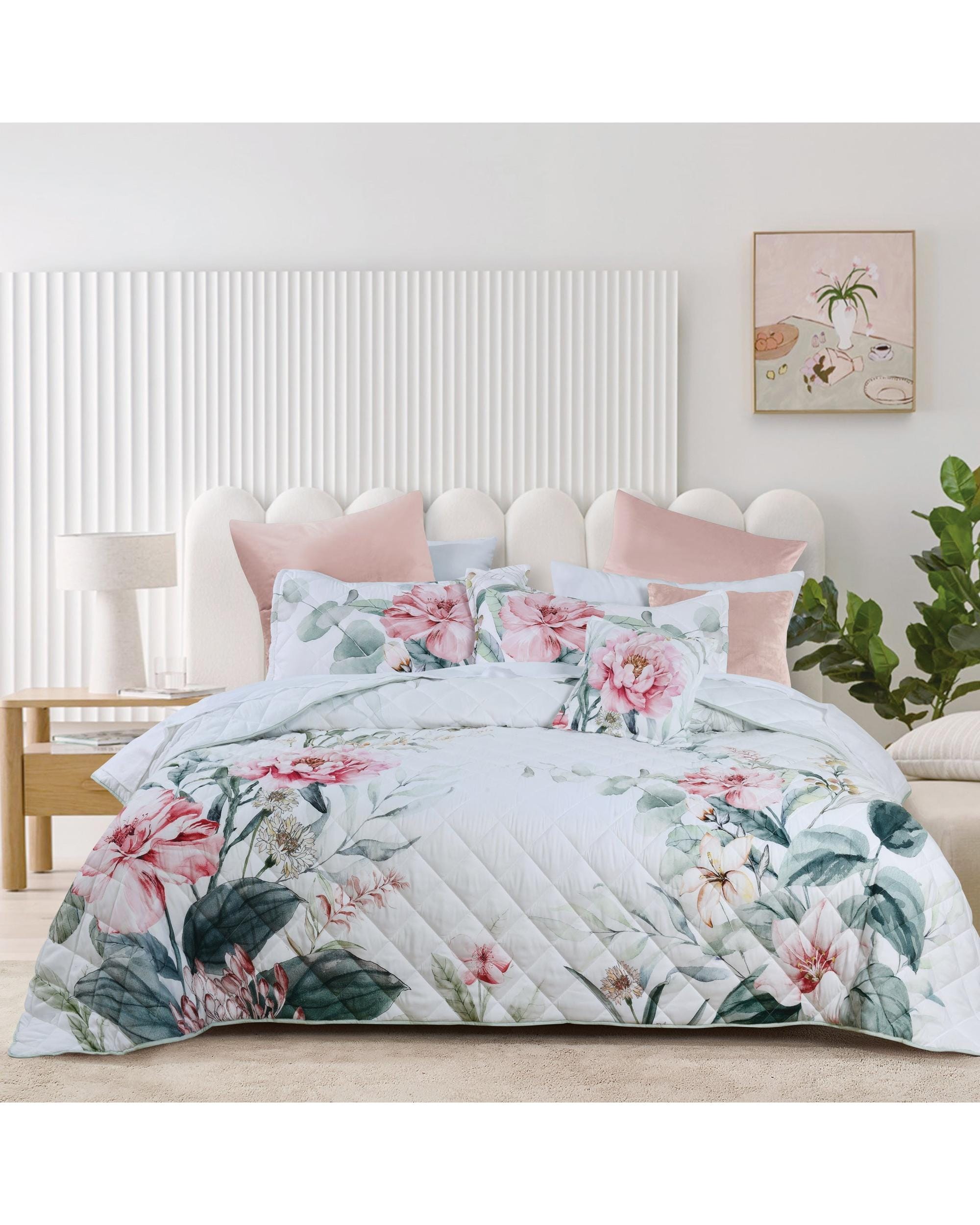 Bianca Bedding Comforter Bianca Bedding Coleraine White Polyester Bedspread Set