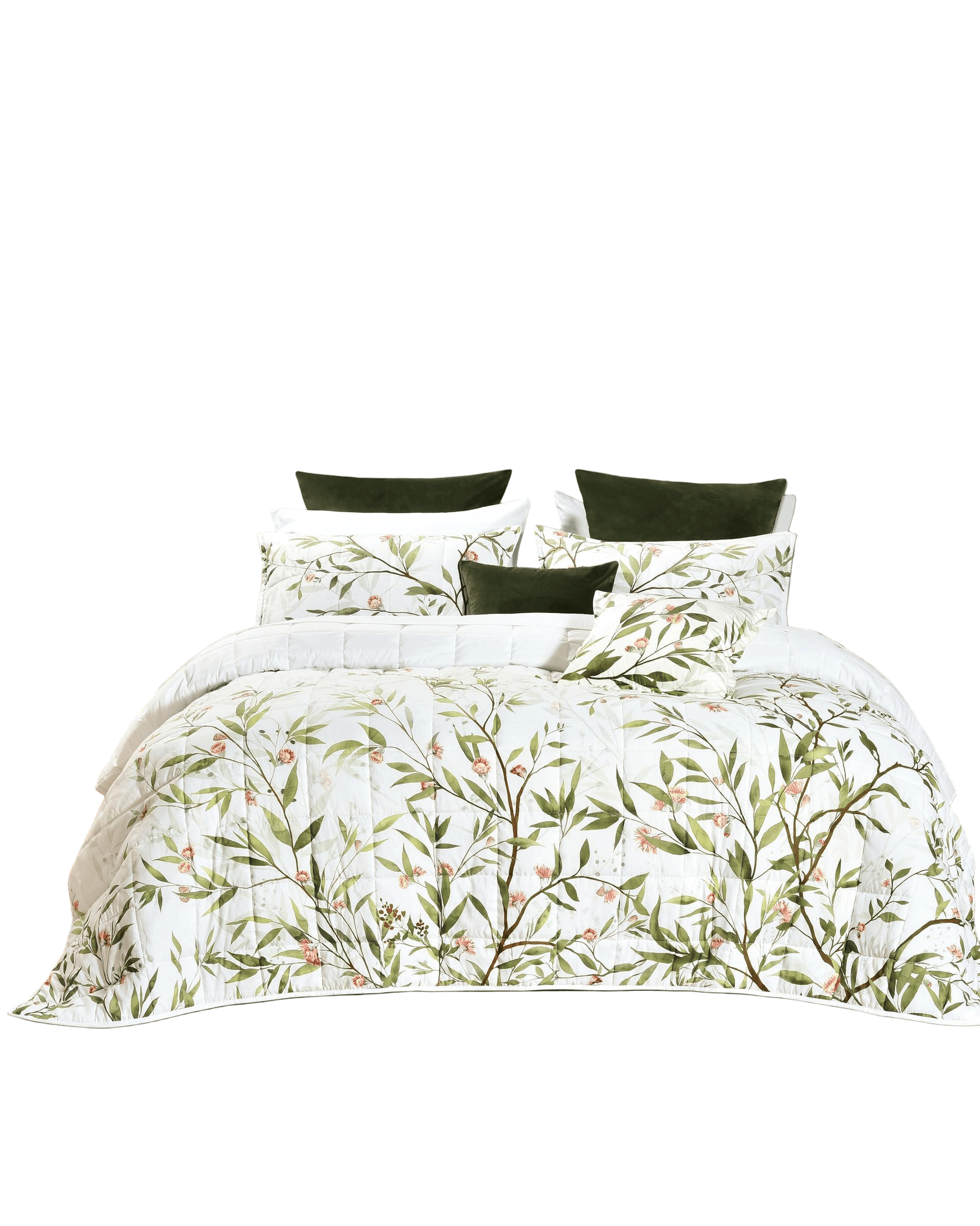 Bianca Bedding Coverlet Bianca Bedding CORYMBIA White Polyester Coverlet Set