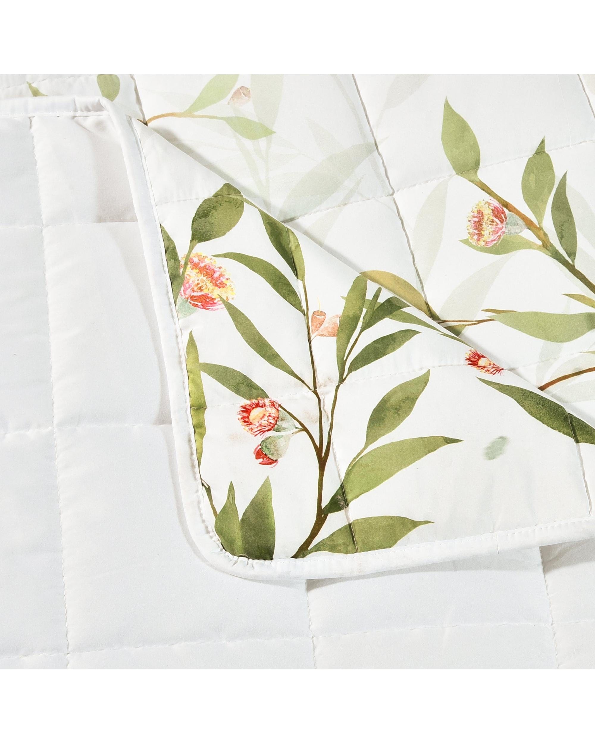 Bianca Bedding Coverlet Bianca Bedding CORYMBIA White Polyester Coverlet Set