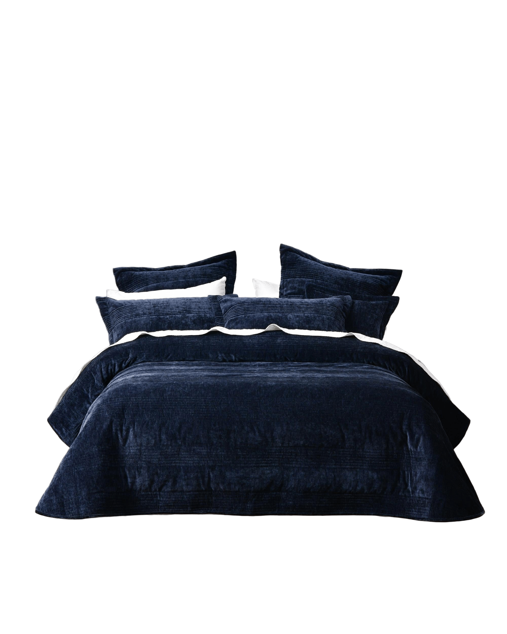 Bianca Bedding Coverlet Bianca Bedding Cyrano INDIGO Coverlet Set