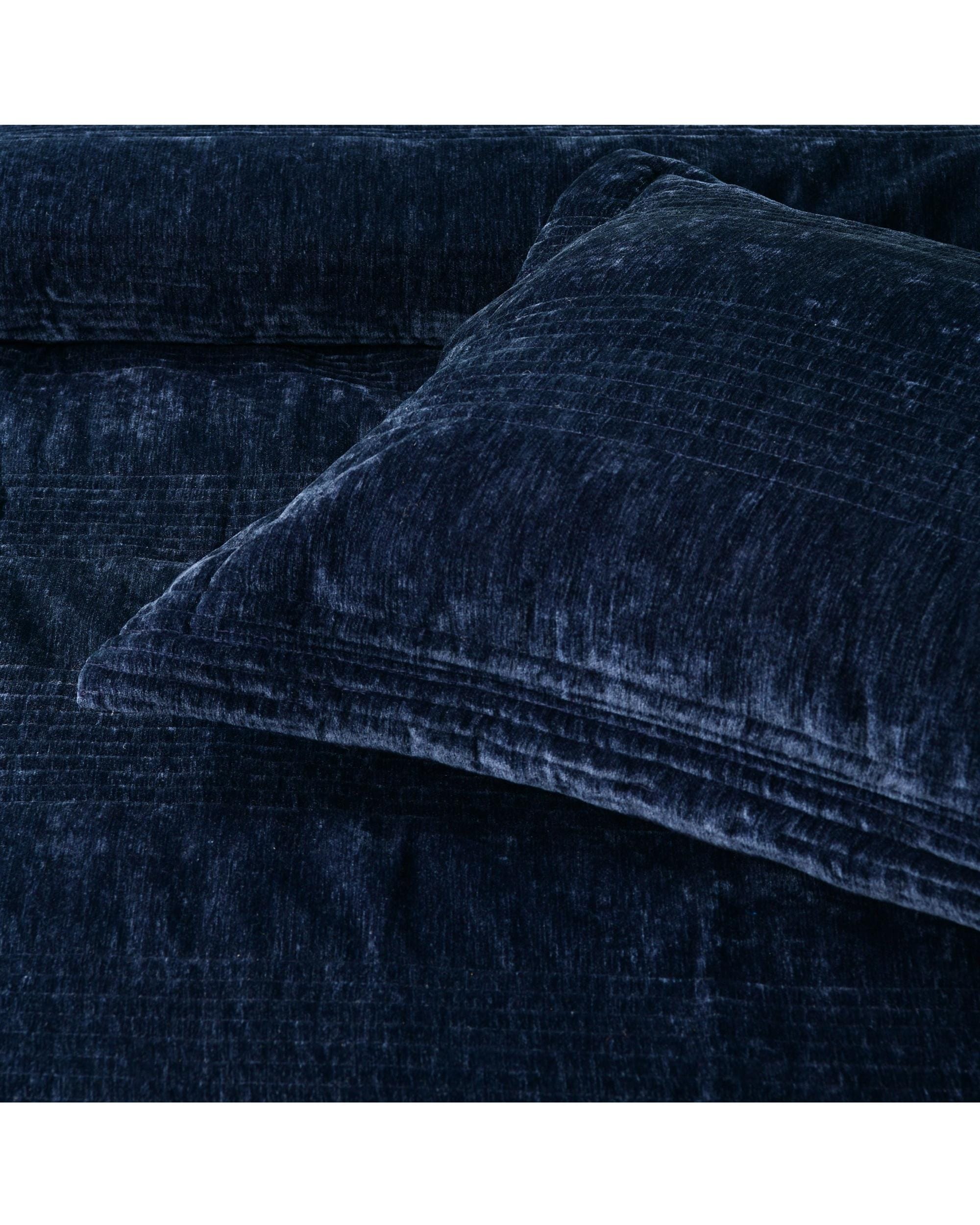 Bianca Bedding Coverlet Bianca Bedding Cyrano INDIGO Coverlet Set