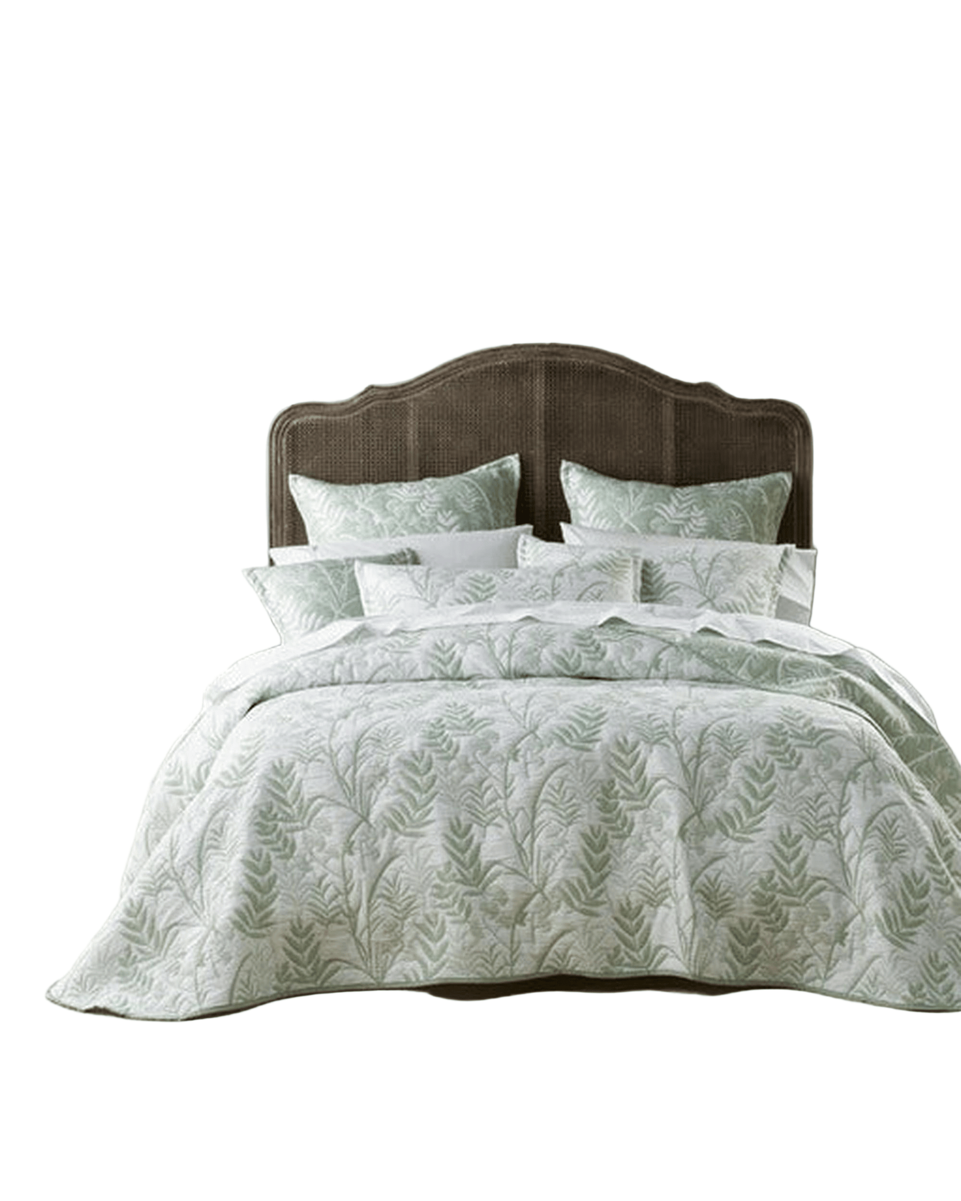 Bianca Bedding Comforter Bianca Bedding Eden Sage Polyester/Cotton Bedspread Set
