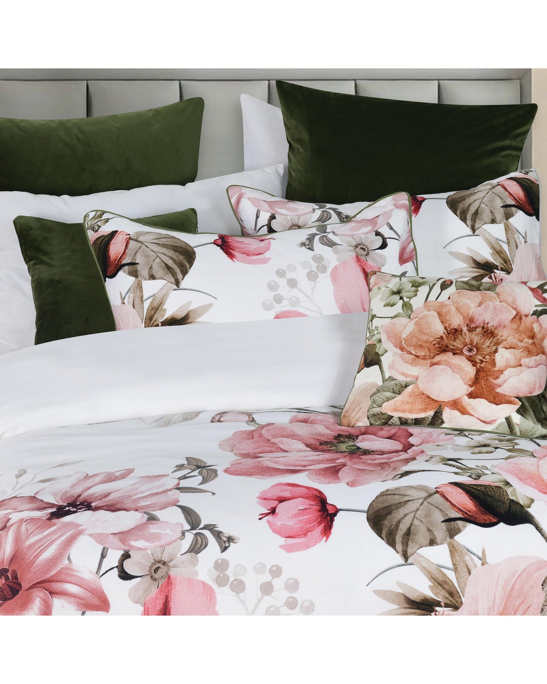 Bianca Bedding Quilt Cover Bianca Bedding ELIANA Cotton Sateen Quilt Cover Set
