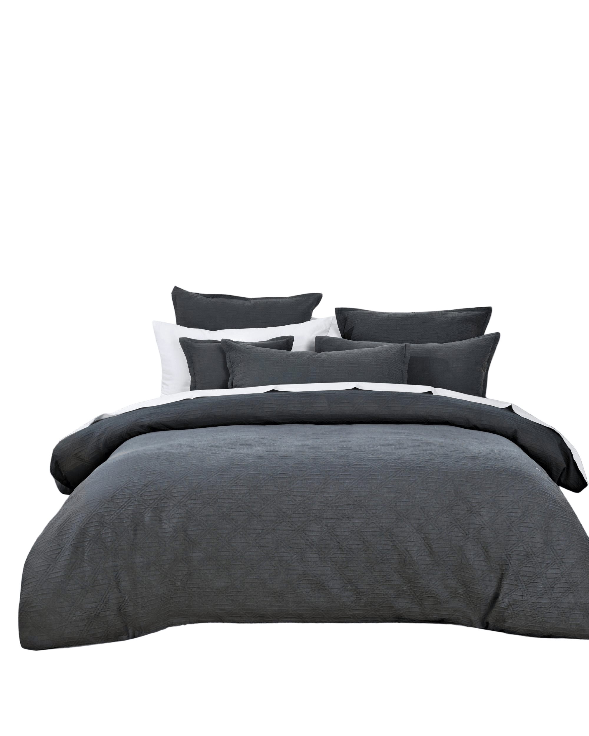 Bianca Bedding Quilt Cover Bianca Bedding Hallston Charcoal Quilt Cover Set