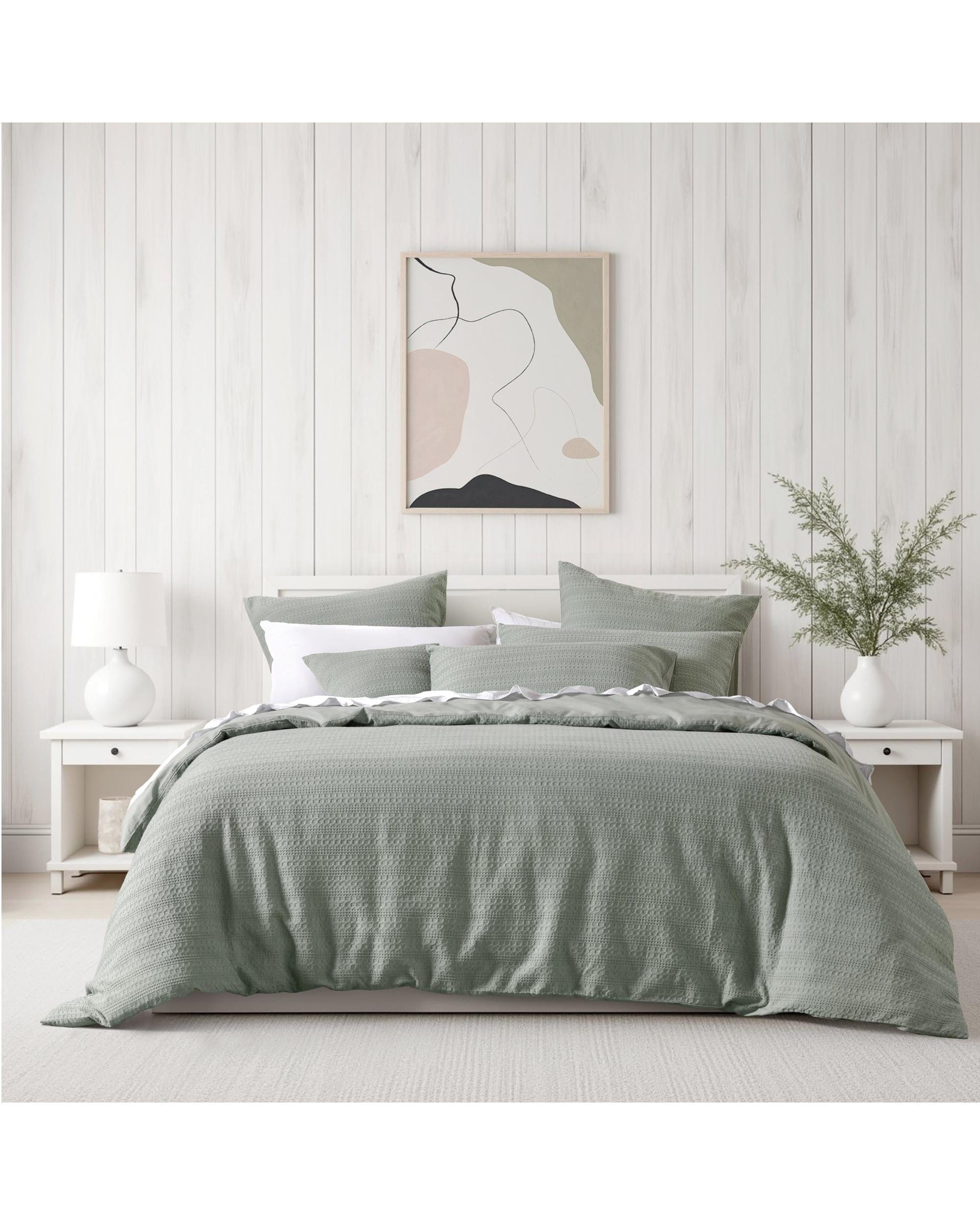 Bianca Bedding Quilt Cover Bianca Bedding Kahlani Sage Quilt Cover Set