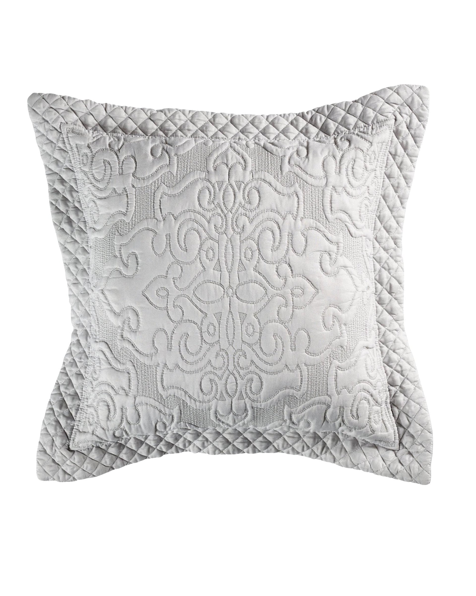 Bianca Bedding Comforter Bianca Bedding Laurent Silver Polyester Bedspread Set