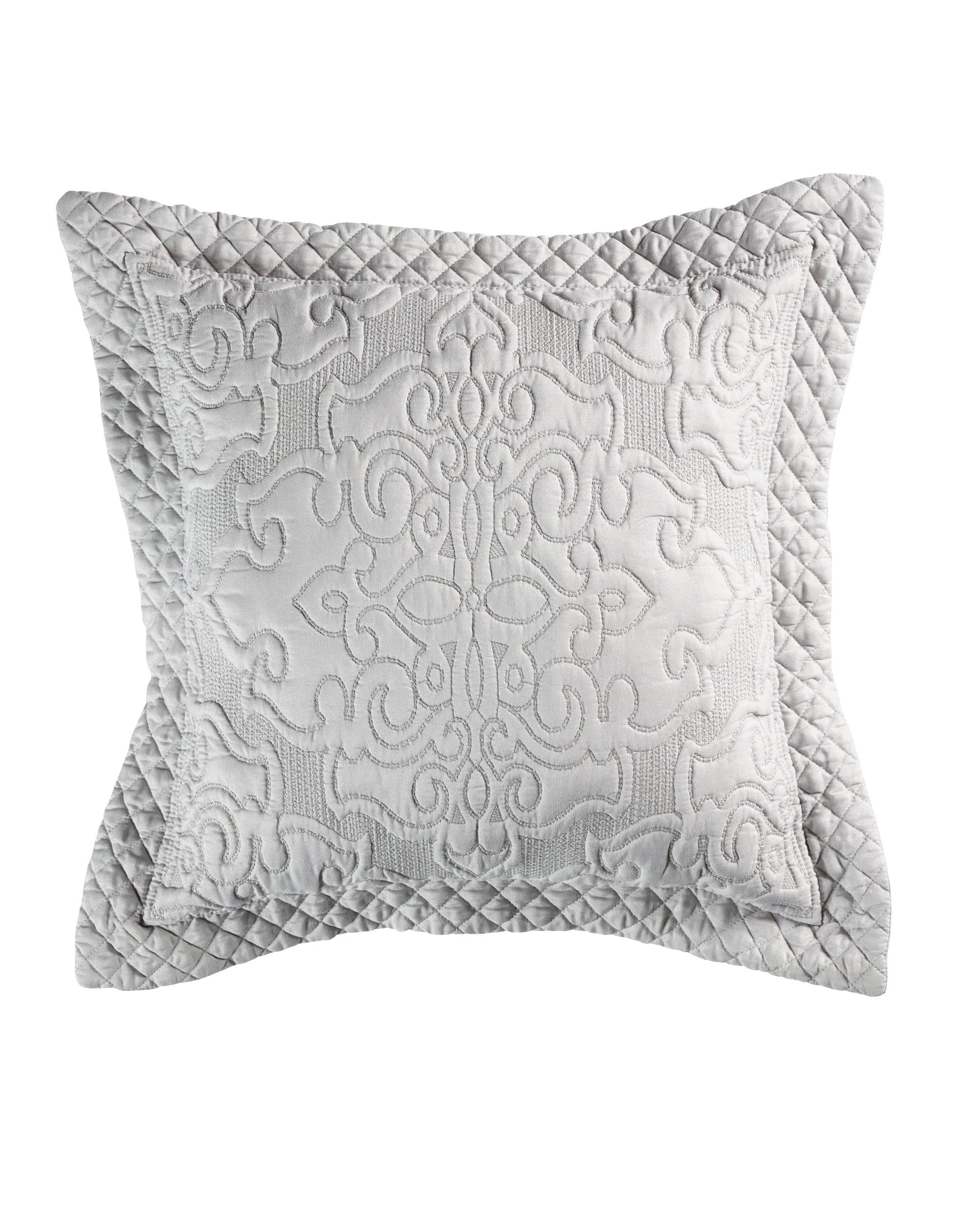 Bianca Bedding Comforter Bianca Bedding Laurent Silver Polyester Bedspread Set