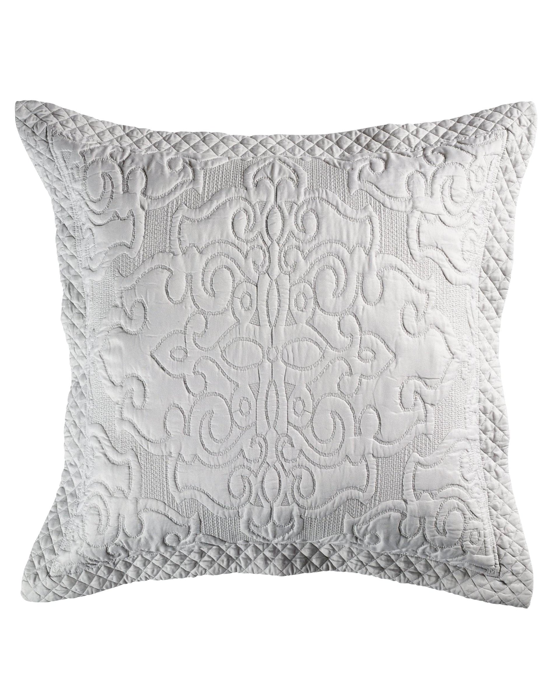 Bianca Bedding Comforter Bianca Bedding Laurent Silver Polyester Bedspread Set