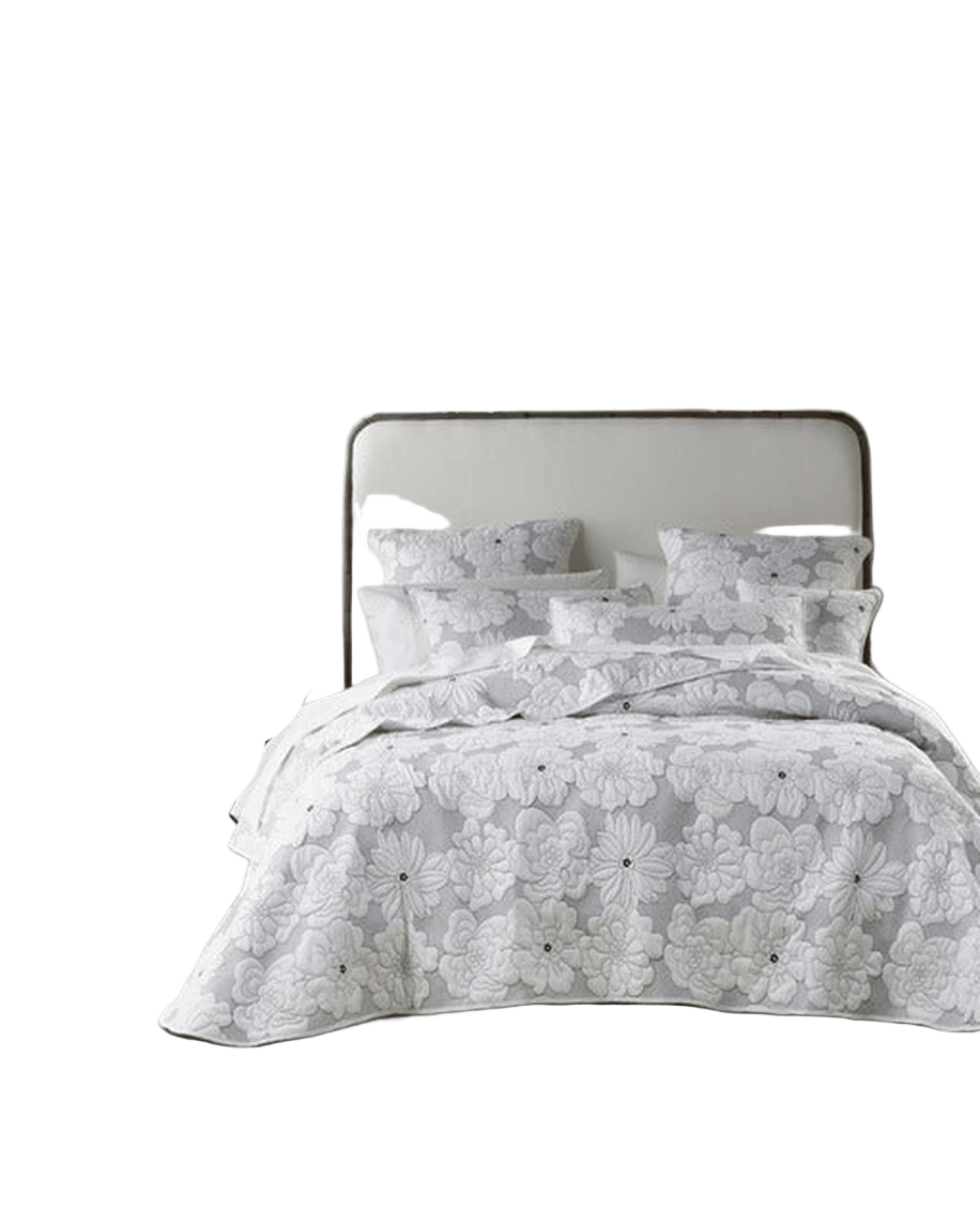 Bianca Bedding Comforter Bianca Bedding Leona White Polyester Bedspread Set