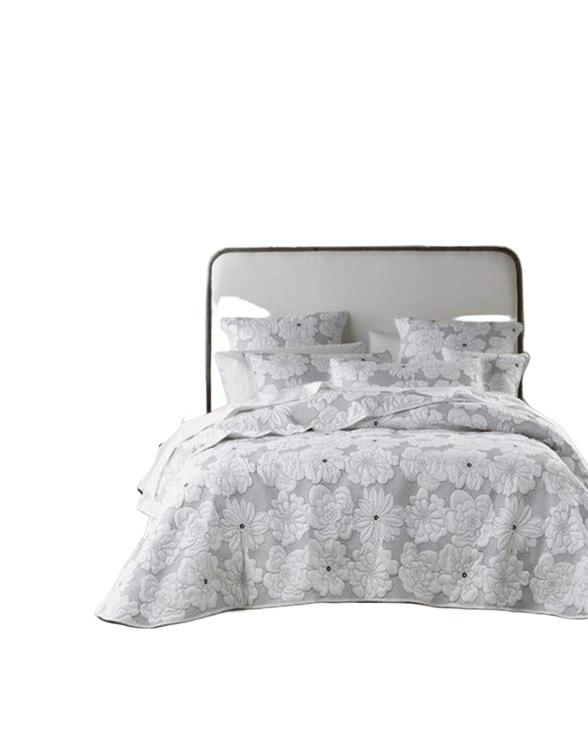 Bianca Bedding Comforter Bianca Bedding Leona White Polyester Bedspread Set