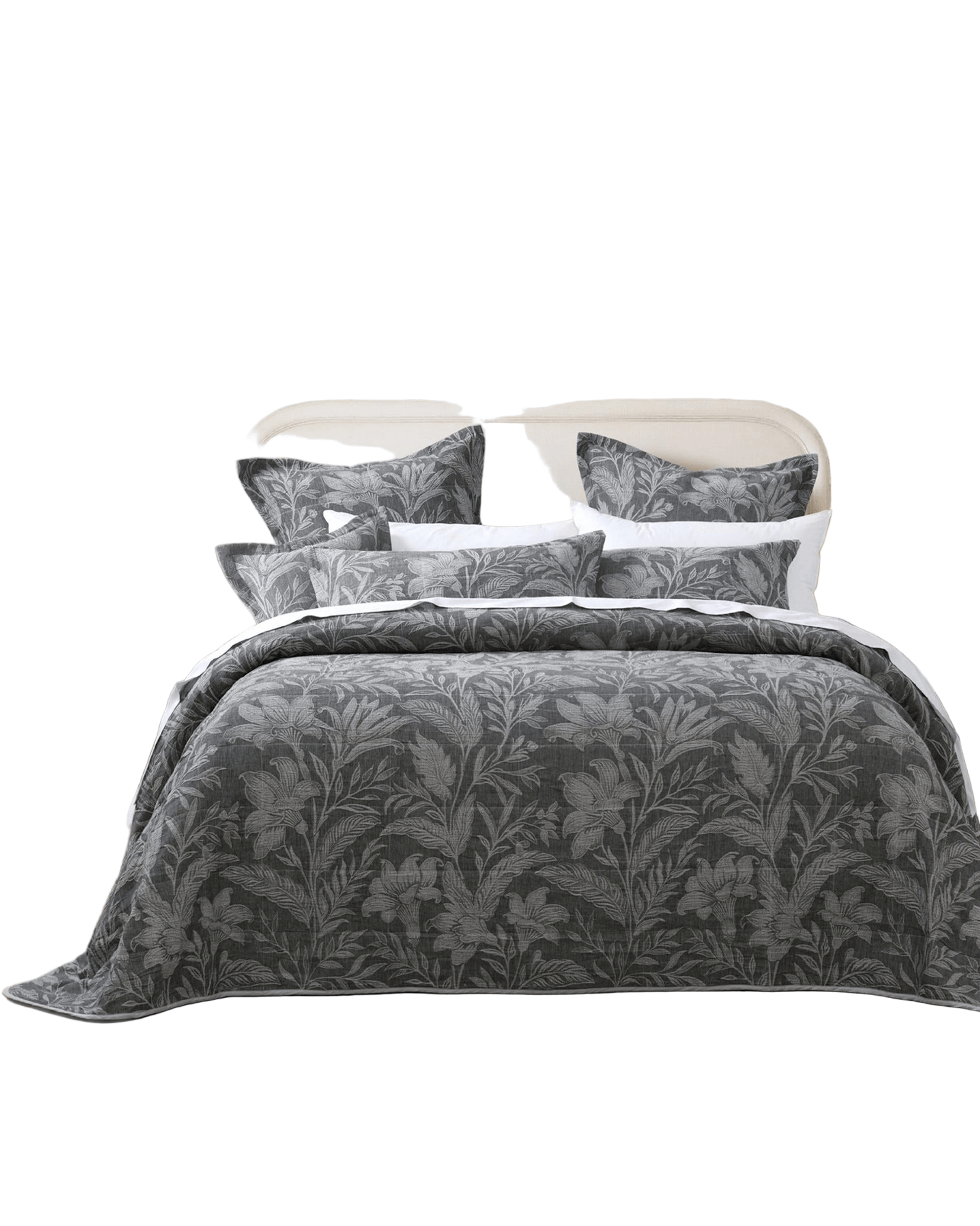 Bianca Bedding Comforter Bianca Bedding Maidstone Grey Polyester/Cotton Bedspread Set