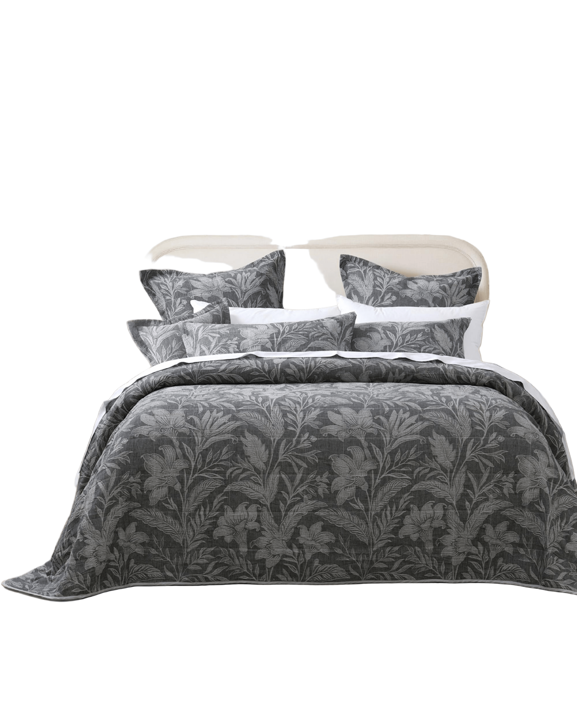 Bianca Bedding Comforter Bianca Bedding Maidstone Grey Polyester/Cotton Bedspread Set