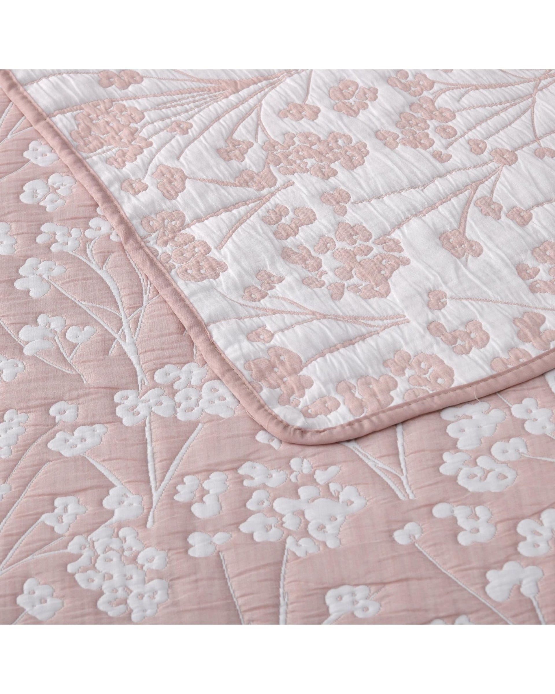 Bianca Bedding Comforter Bianca Bedding Myra Blush Polyester/Cotton Bedspread Set