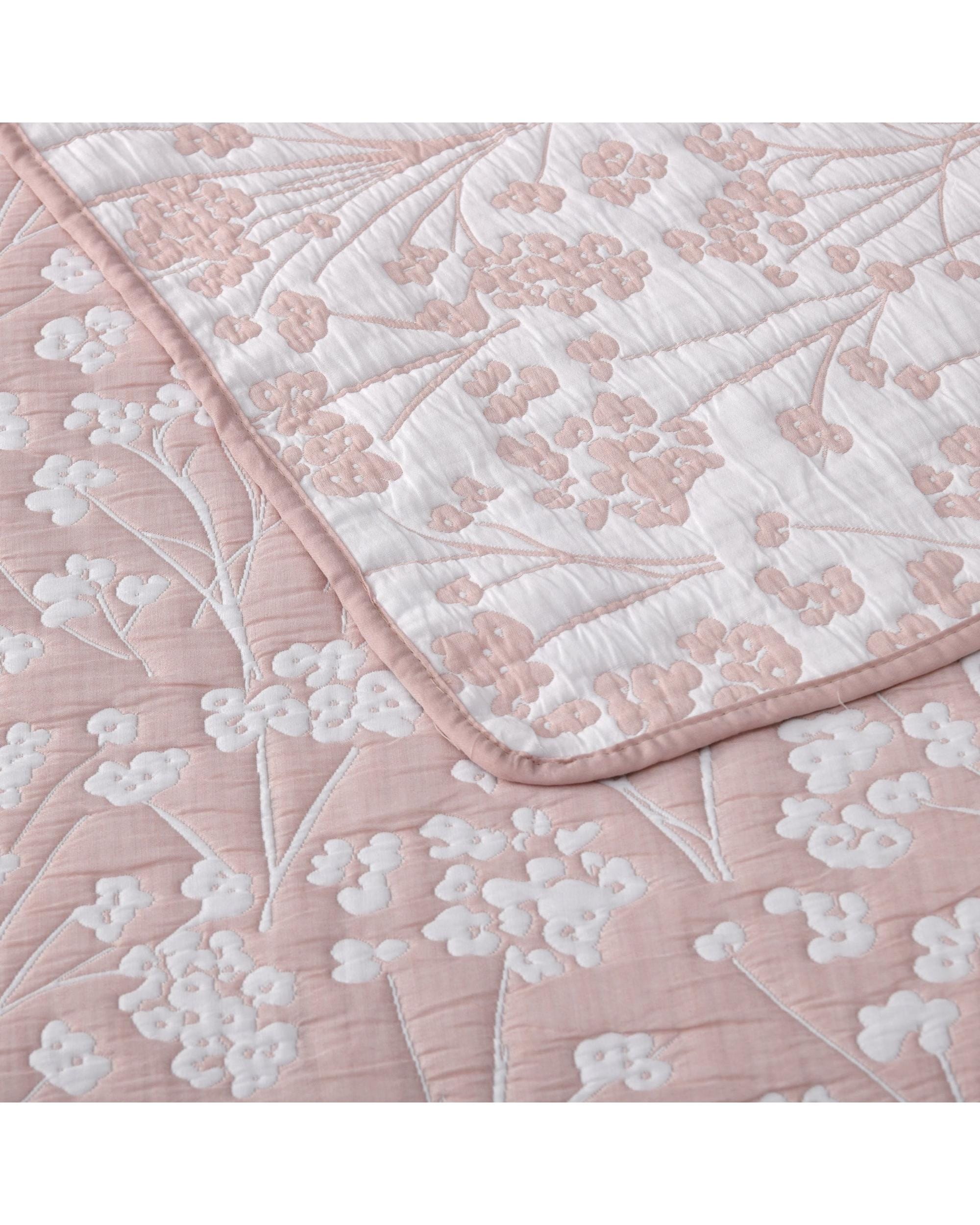 Bianca Bedding Comforter Bianca Bedding Myra Blush Polyester/Cotton Bedspread Set
