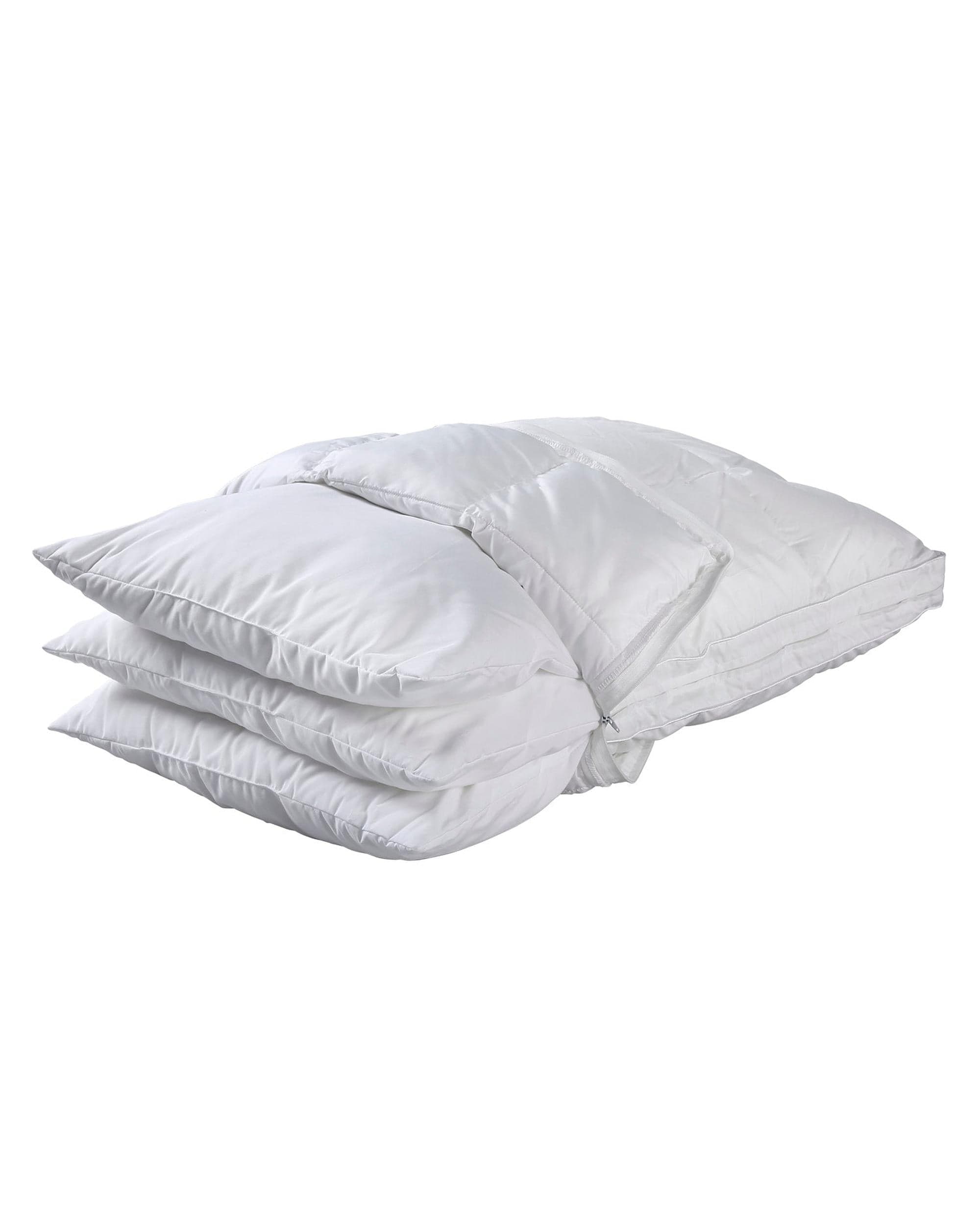 Bianca Bedding Pillows/Cushions Bianca Bedding RELAX RIGHT PURE MICROFIBRE PILLOW 3 IN 1 ADJUSTABLE HEIGHT 1150G
