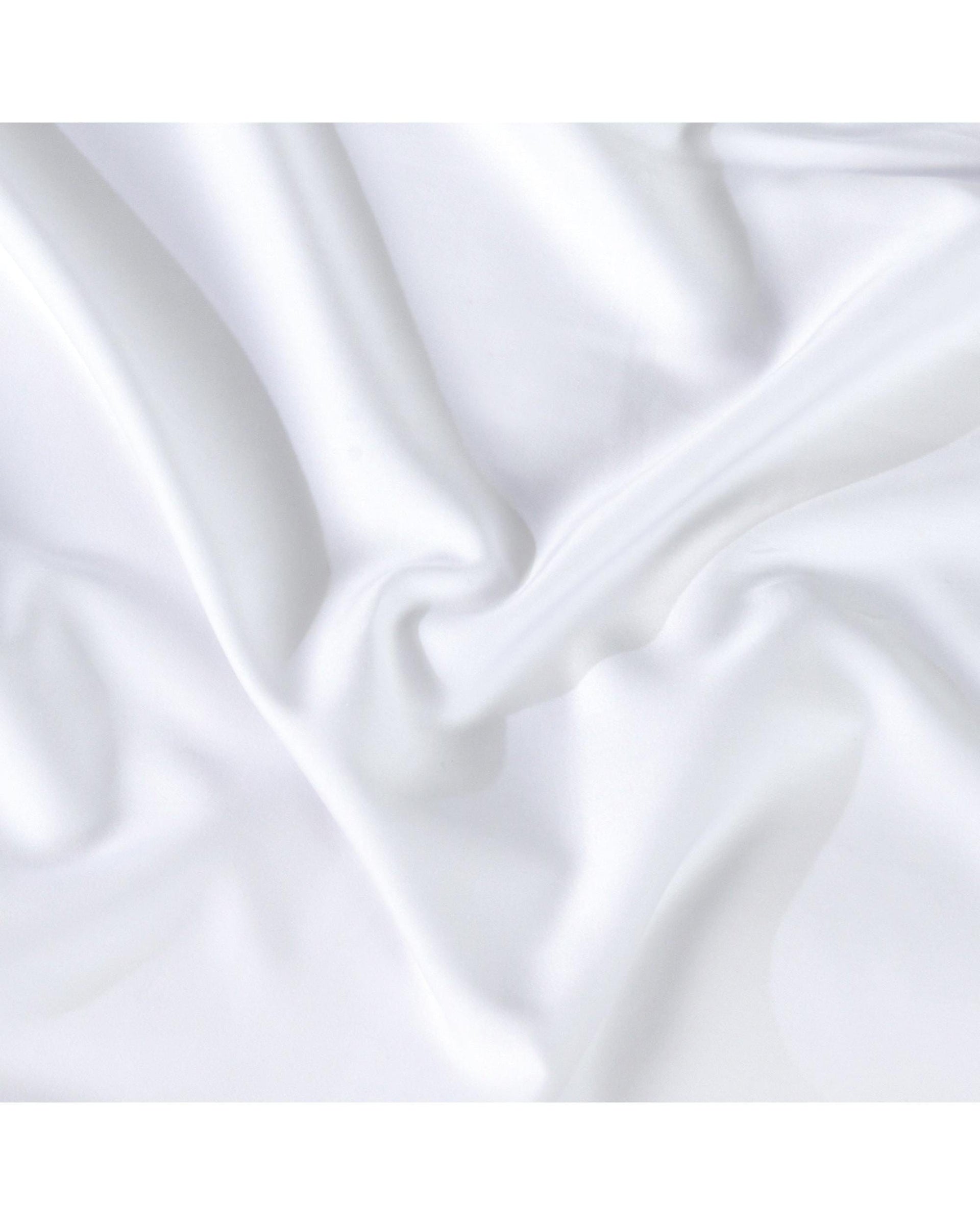 Bianca Bedding Bed Sheets Bianca Bedding Rosebank Extra Long, Extra Wide Flat 500 TC Bamboo/Cotton Sheet Set - White