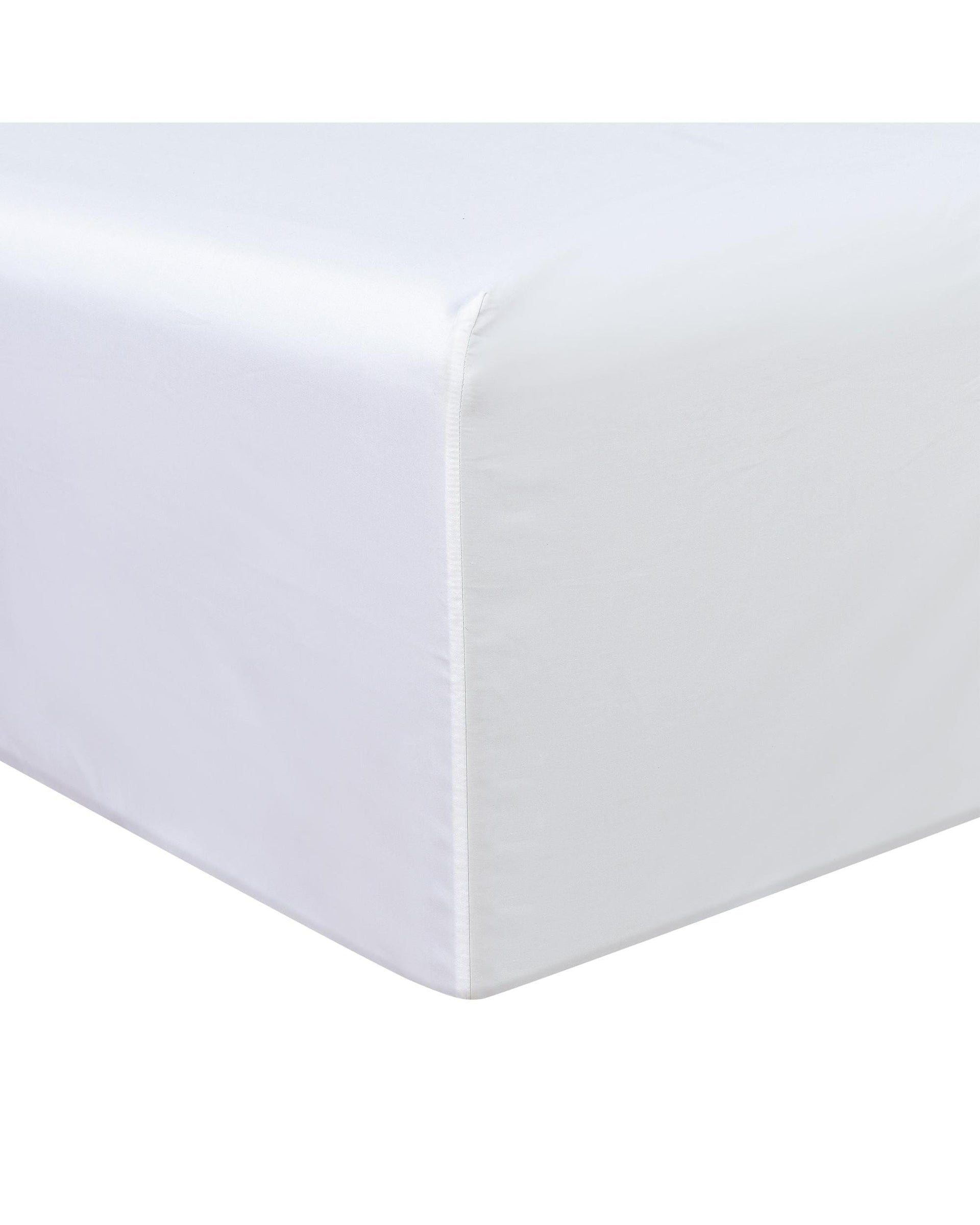 Bianca Bedding Bed Sheets Bianca Bedding Rosebank Extra Long, Extra Wide Flat 500 TC Bamboo/Cotton Sheet Set - White