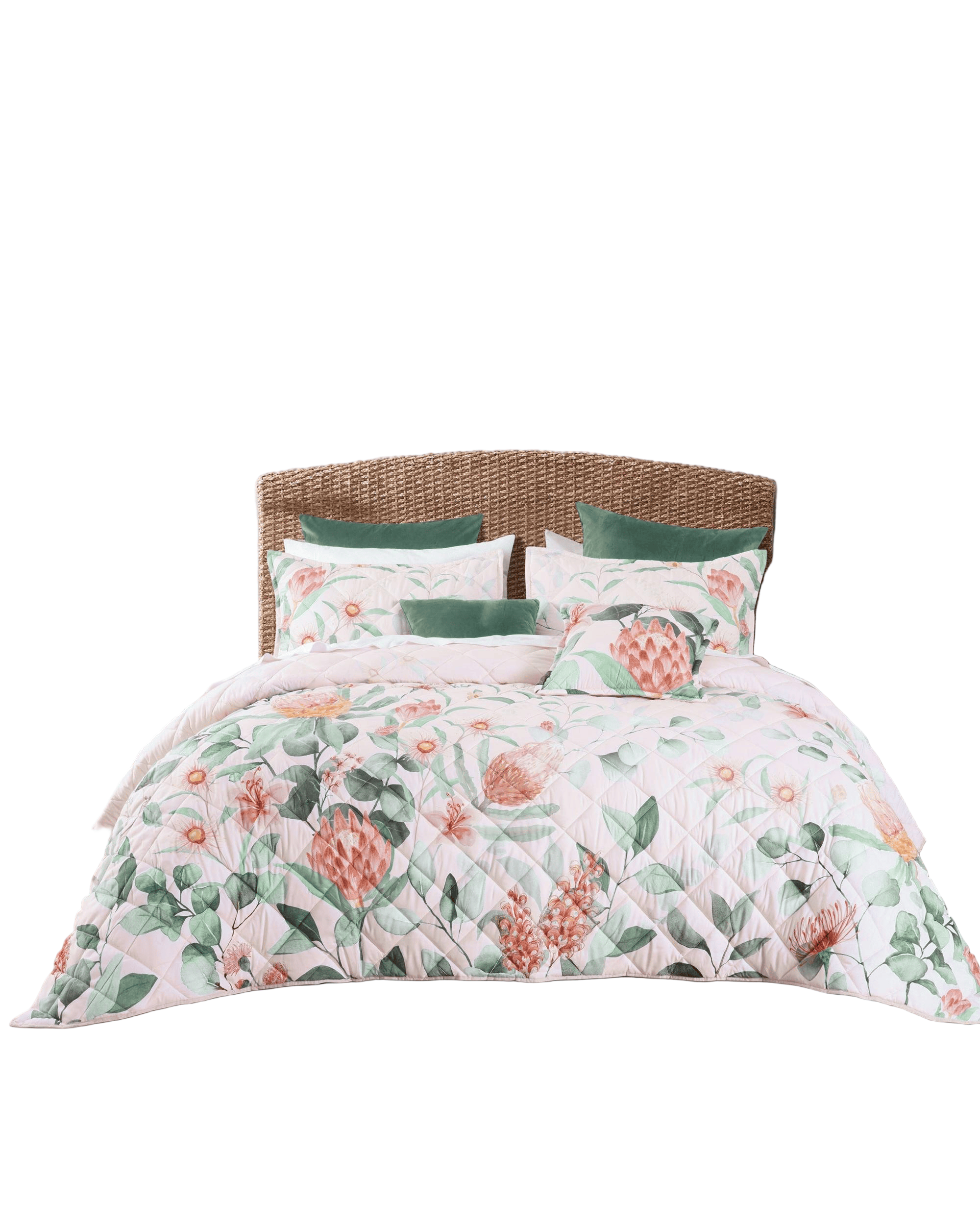 Bianca Bedding Comforter Bianca Bedding SIDNEY Bedspread Set - BLUSH