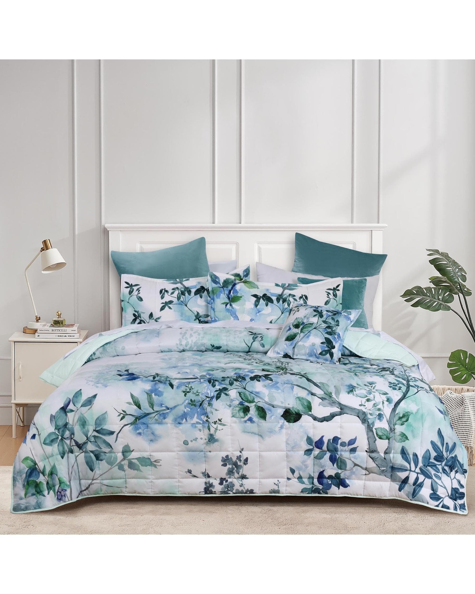 Bianca Bedding Comforter Bianca Bedding Woodbury White Polyester Bedspread Set