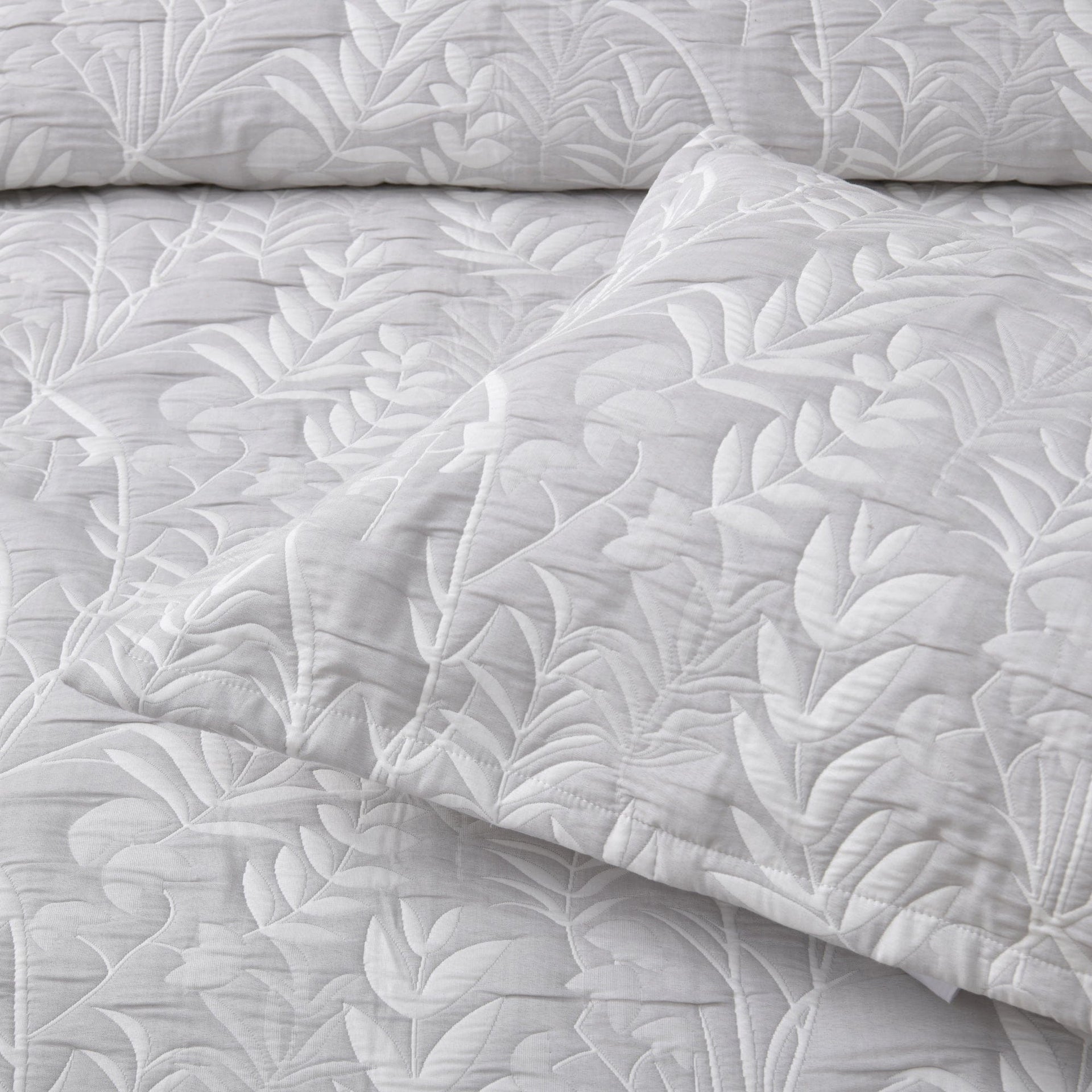 Bianca Bedding Quilt Cover Bianca Ember Grey Polyester/Cotton Quilt Cover Set