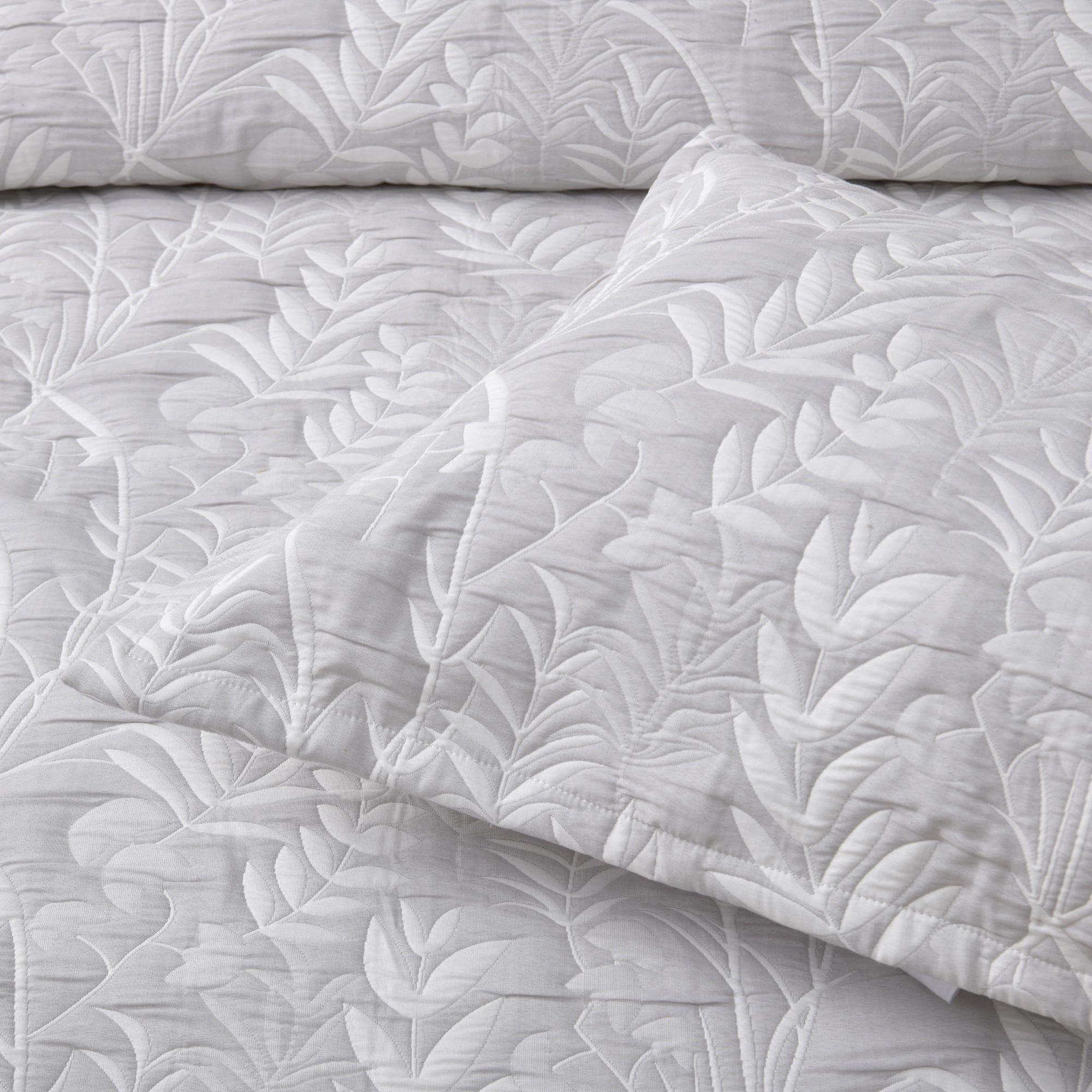 Bianca Bedding Quilt Cover Bianca Ember Grey Polyester/Cotton Quilt Cover Set