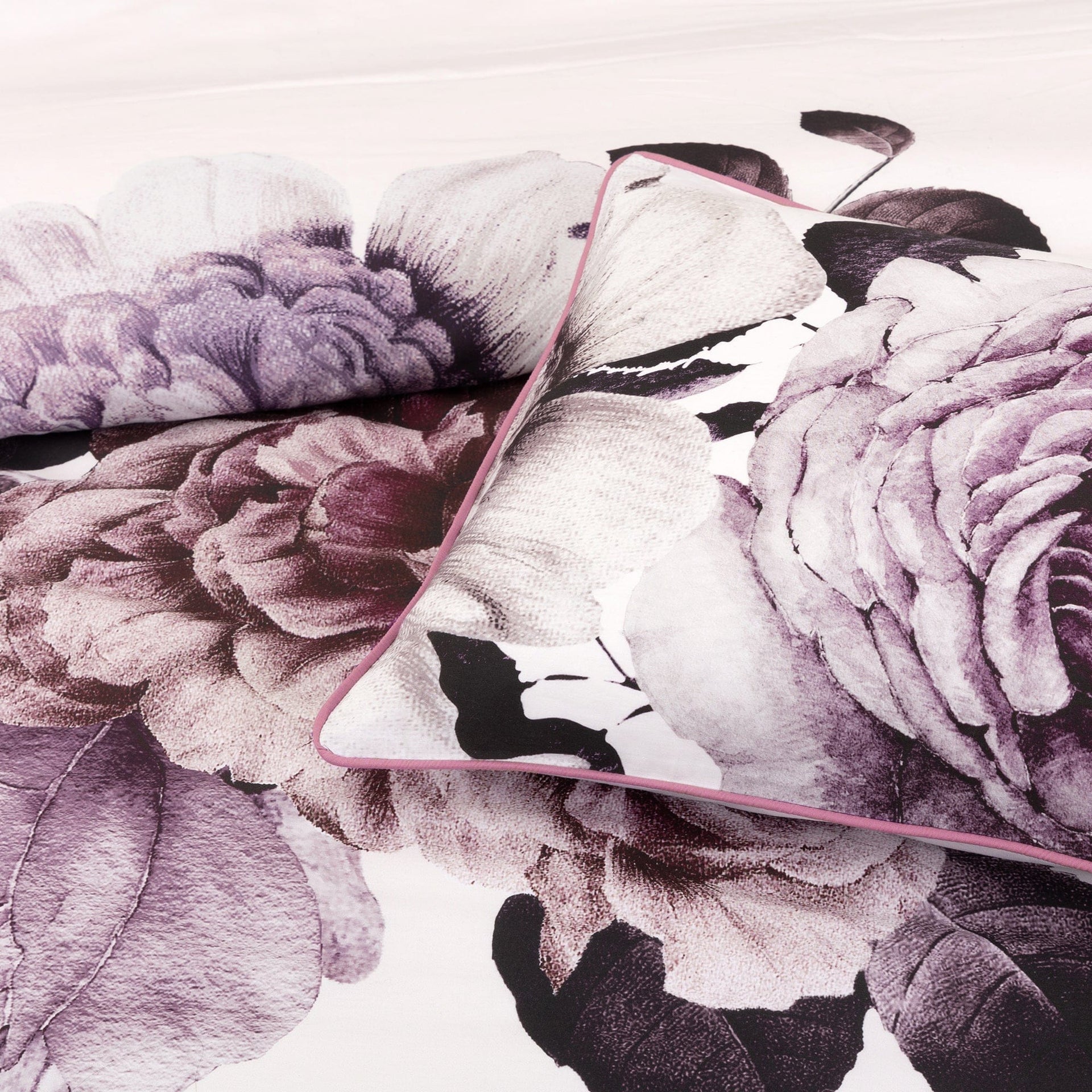 Bianca Bedding Quilt Cover Bianca Kiara Lavender Cotton Sateen Quilt Cover Set