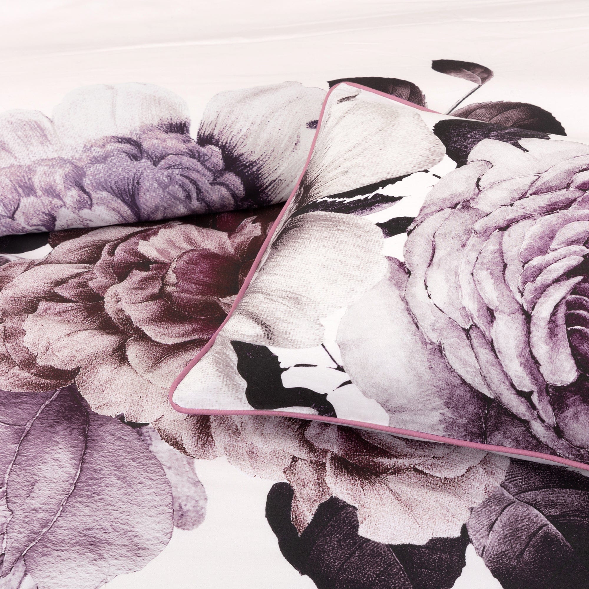 Bianca Bedding Quilt Cover Bianca Kiara Lavender Cotton Sateen Quilt Cover Set