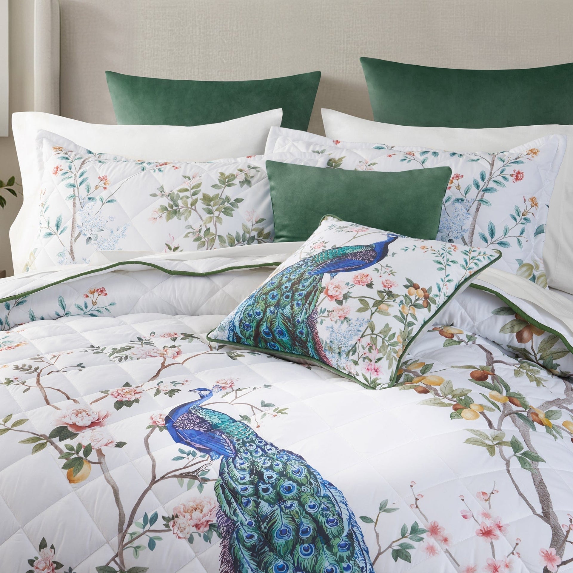 Bianca Bedding Bedspread Set Bianca Priya White Polyester Bedspread Set
