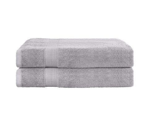Big Bedding Australia Bathroom Towel Sets 2 Pack Bath Sheets Set Cotton Extra Large Towel Grey