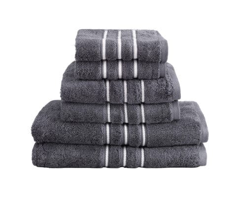 Big Bedding Australia Bathroom Towel Sets 6 Pack Bath Towels Set Cotton Towel Grey