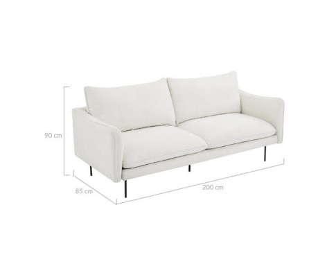 Big Bedding Australia Sofa Aazeen Boucle 3 Seater Sofa
