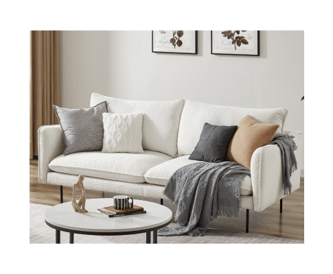Big Bedding Australia Sofa Aazeen Boucle 3 Seater Sofa