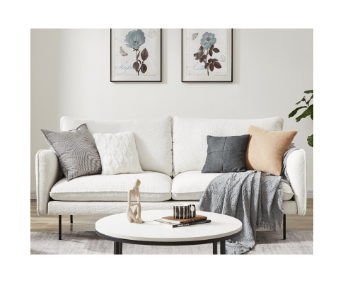 Big Bedding Australia Sofa Aazeen Boucle 3 Seater Sofa