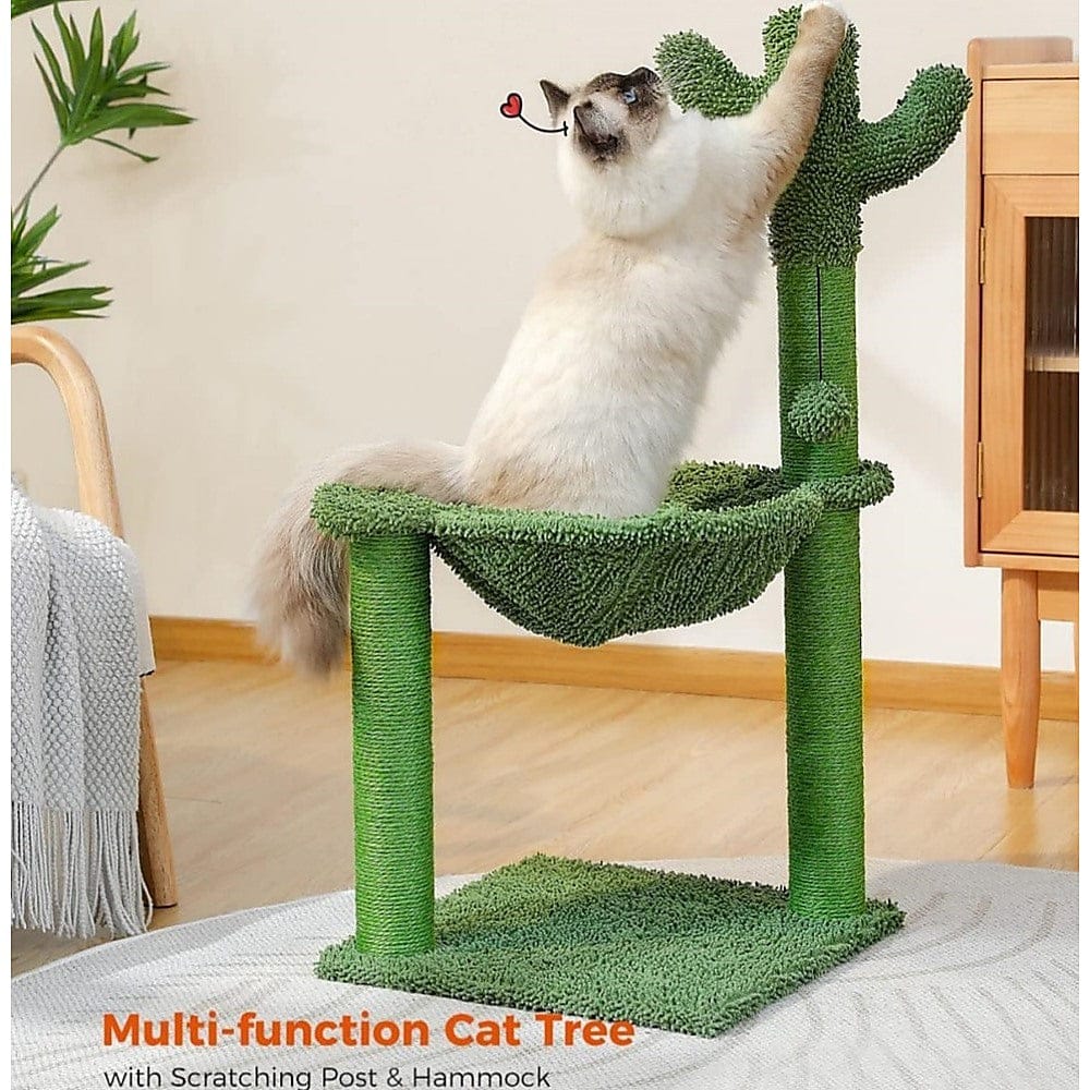 Big Bedding Australia Cat Tower Cactus Cat Tree Tower Scratching Post Scratcher Kitten Condo House Play Bed Toys
