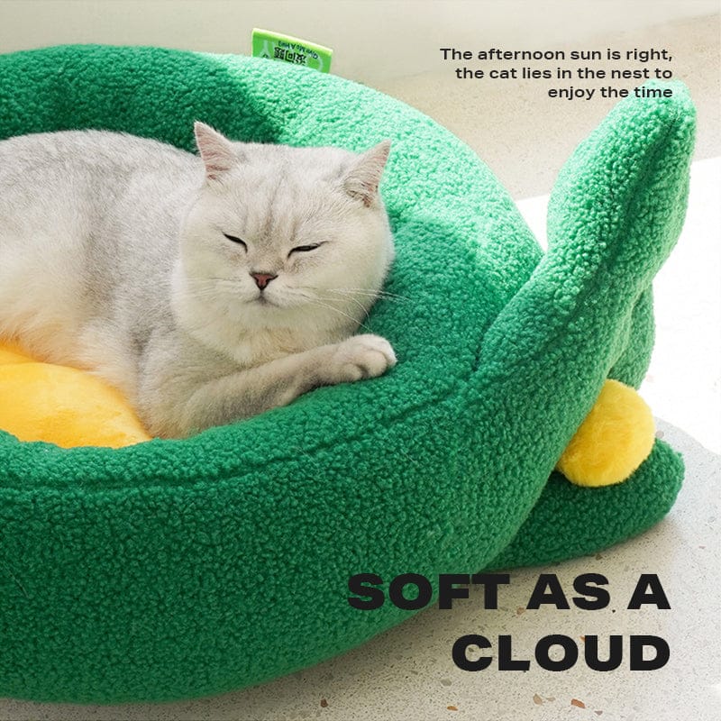 Big Bedding Australia Cat Bed Dog Cat Pet Calming Bed Warm Soft Plush Round Nest Comfy Sleeping Gesture Bed