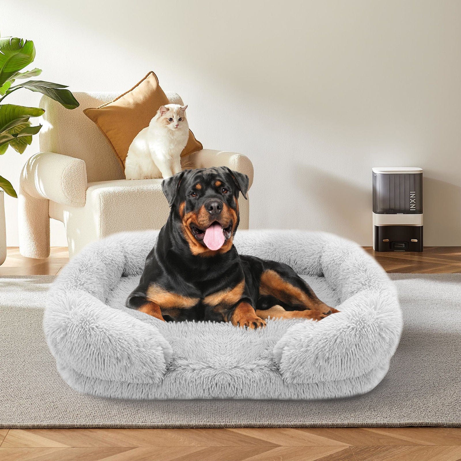 Big Bedding Australia Cat Bed Dog Cat Pet Warm Soft Plush Nest Comfy Kennel Sleeping Calming Bed Memory Foam L