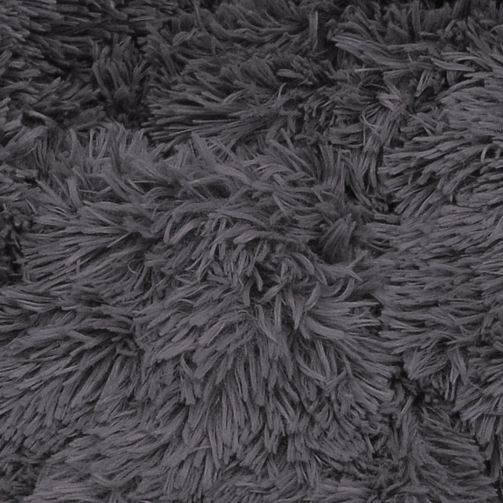 Big Bedding Australia Cat Bed Dog Pet Cat Calming Bed Warm Plush Round  Nest Comfy Sleeping Bed Dark Grey 90cm