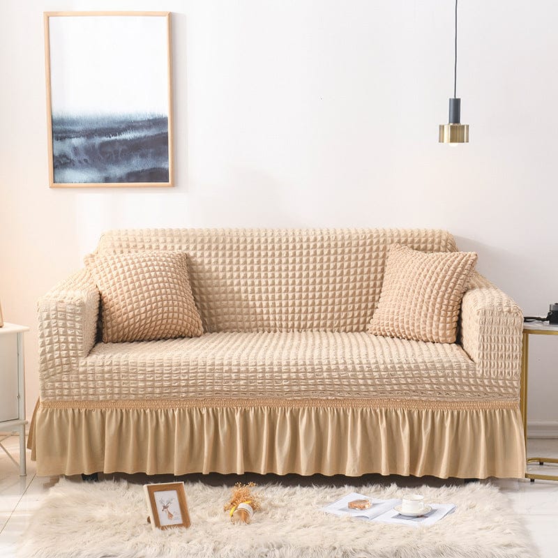 Big Bedding Australia Sofa Cover Elastic sofa cover-beige (305-360cm)