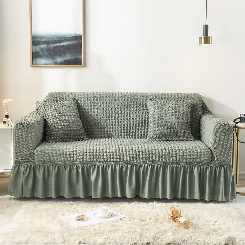 Big Bedding Australia Sofa Cover Elastic sofa cover-green (235-300cm)