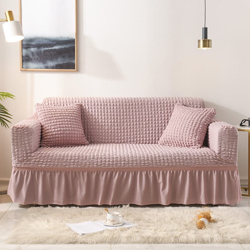 Big Bedding Australia Sofa Cover Elastic sofa cover-pink (305-360cm)